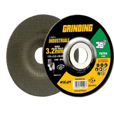 DISCO ABRASIVO TAGLIO PIETRA INDUSTRIAL GRINDING
