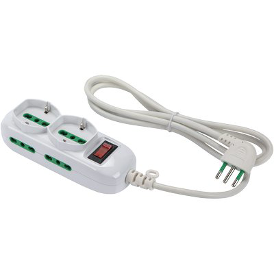 MULTIPRESA BIPASSO SCHUKO + TERMICO TRIAX FME