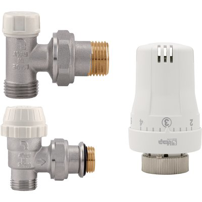 KIT TERMOSTATICO VALVOLA + DETENTORE 995 ITAP