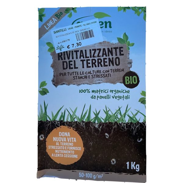 Concime Organico Rivitalizzante del terreno 1 Kg Green Ravenna