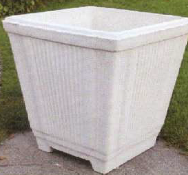 Vaso in graniglia di cemento 63 x 63