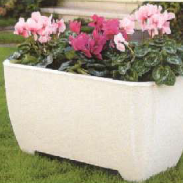 Vaso in graniglia di cemento 80 x 40