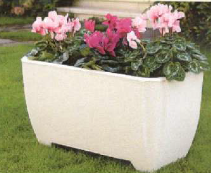 220 Vaso in graniglia di cemento 80 x 40 - immagine 1