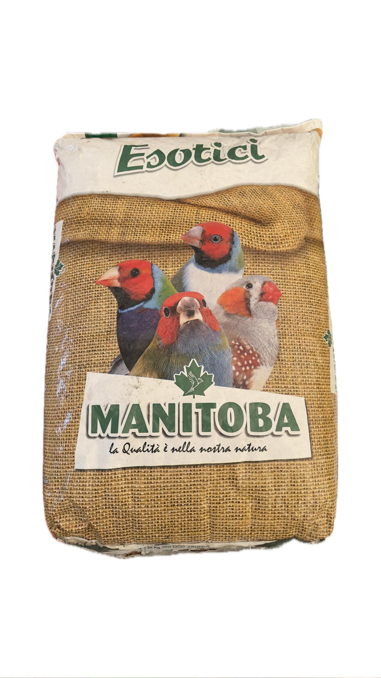MANITOBA ESOTICI 25 KG Manitoba Esotici – Mangimi per Uccelli 20 KG - immagine 1