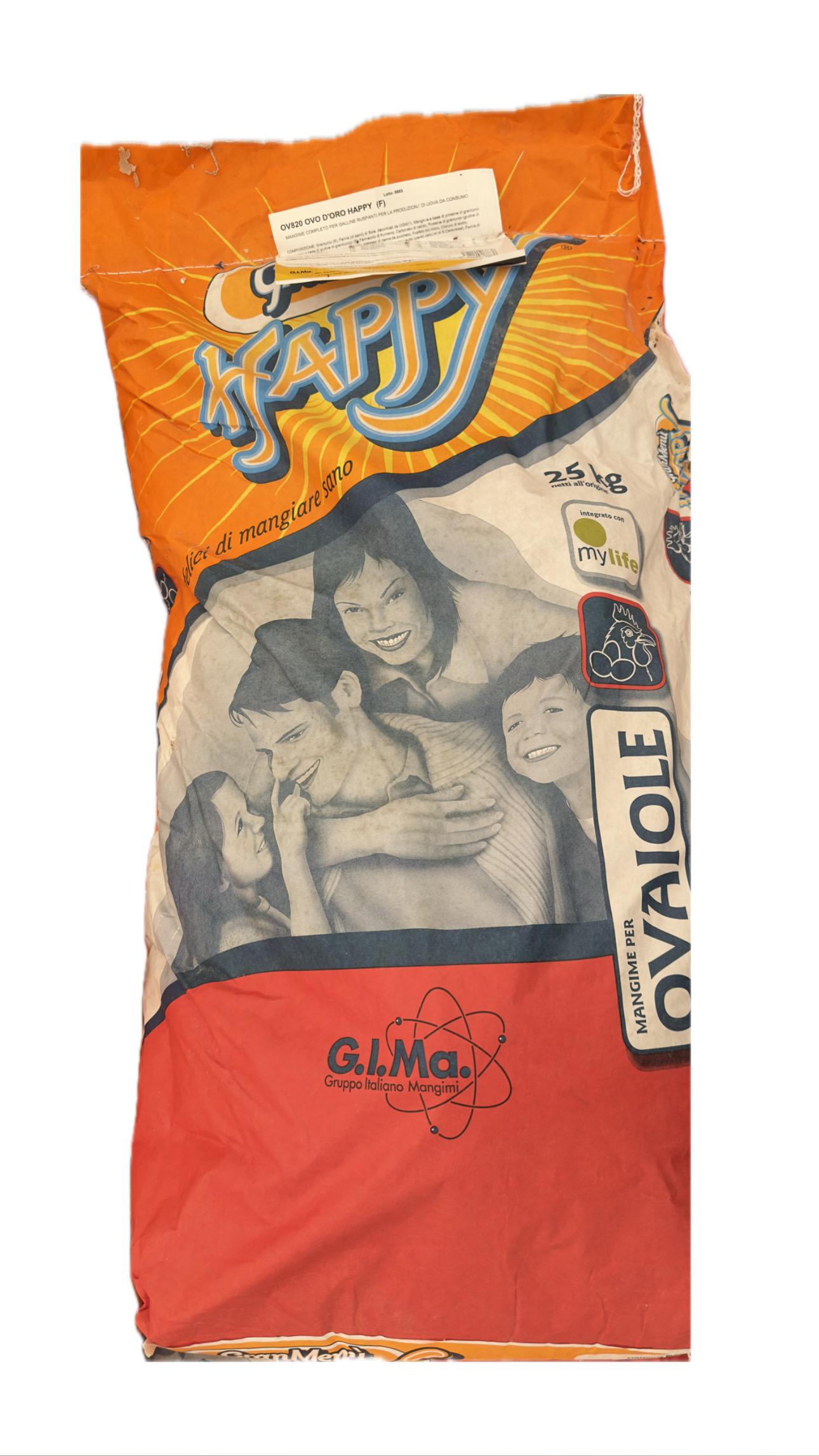OV820 25KG Ovodoro Happy – Mangime Completo per Galline Ovaiole 25KG - immagine 1