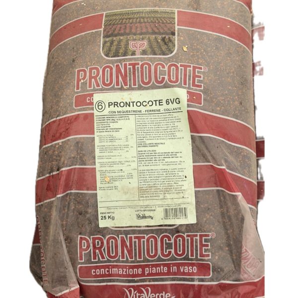 Prontocote 6VG – Concime per Riconcimazione Piante in Vaso 25 KG
