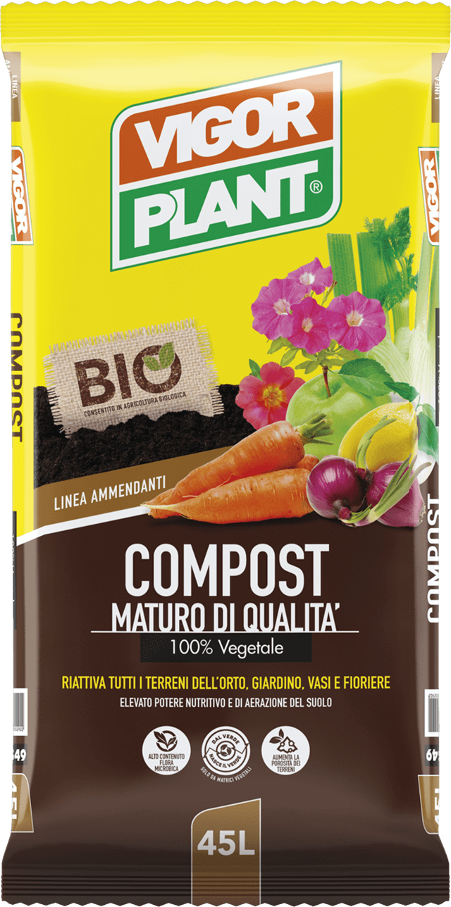 vigor plant 1549 Compost Maturato di Qualità Vigor Plant - 45LT - immagine 1
